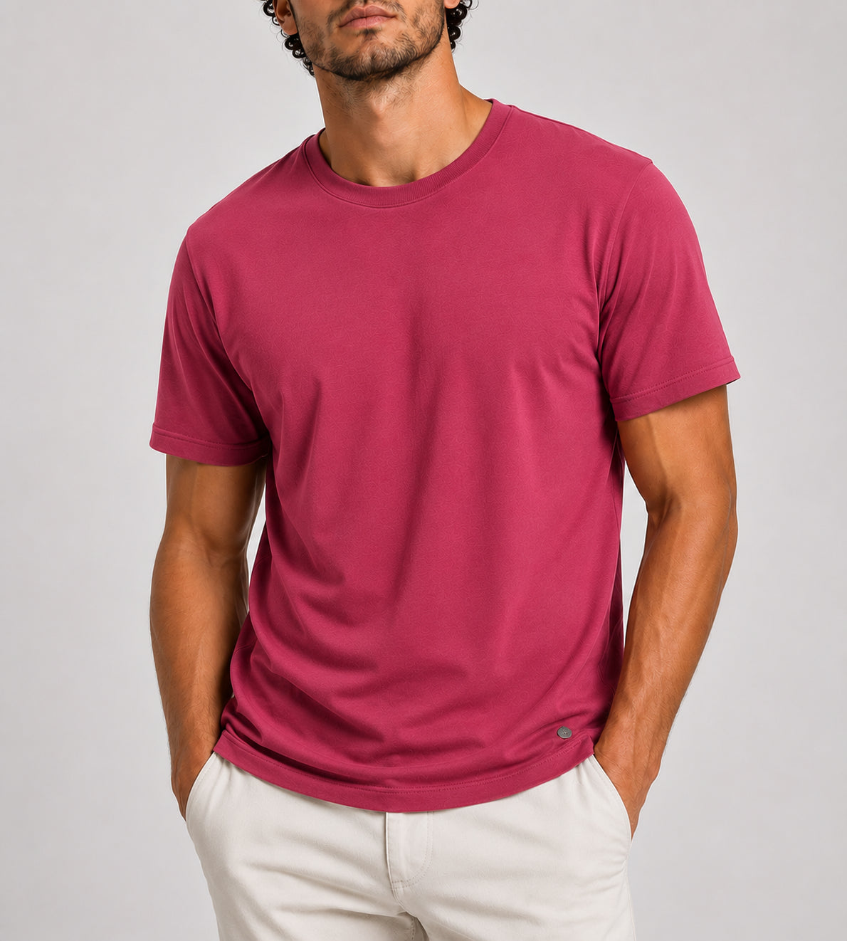 T-shirt girocollo MARKUP uomo cotone jersey