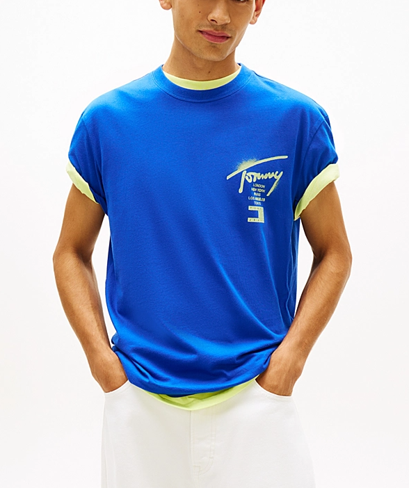 T-shirt Tommy Jeans uomo Regular City