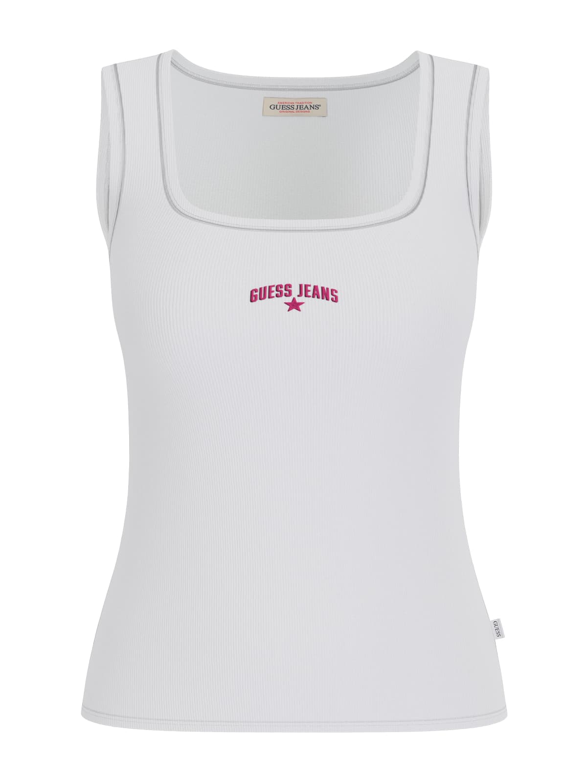 T-shirt Guess Jeans donna Rib Embro costina