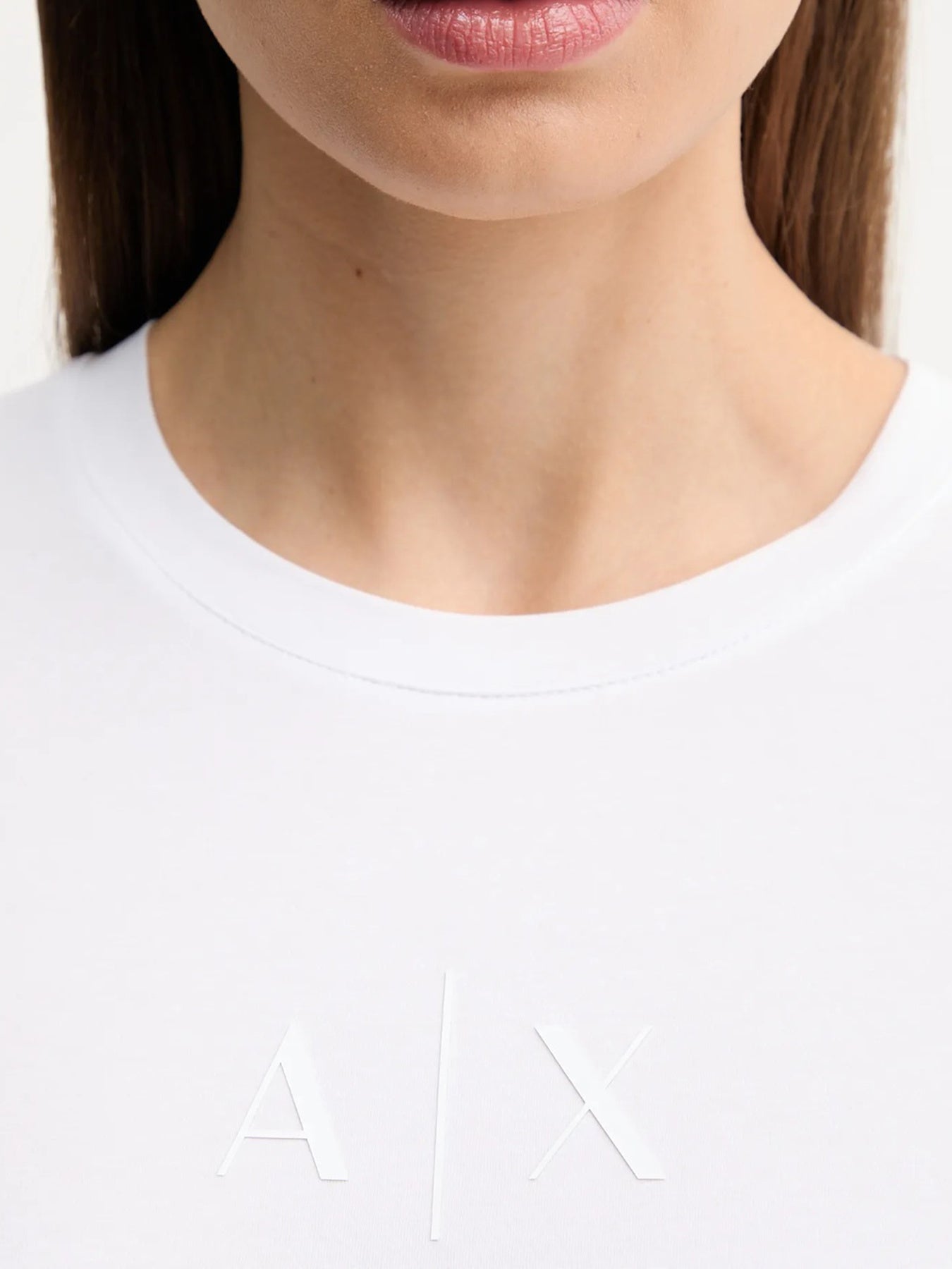 T-shirt Armani Exchange A|X donna slim fit girocollo