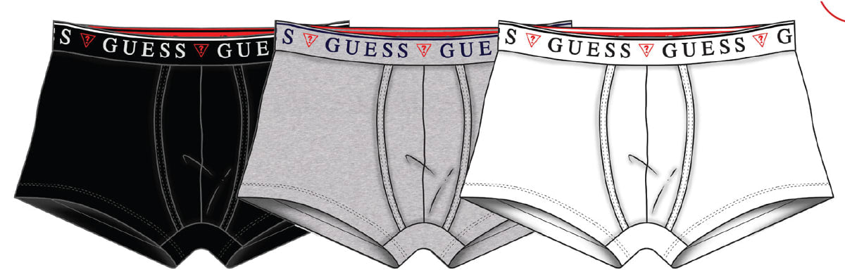 Tris boxer Brian Hero aderenti uomo Guess