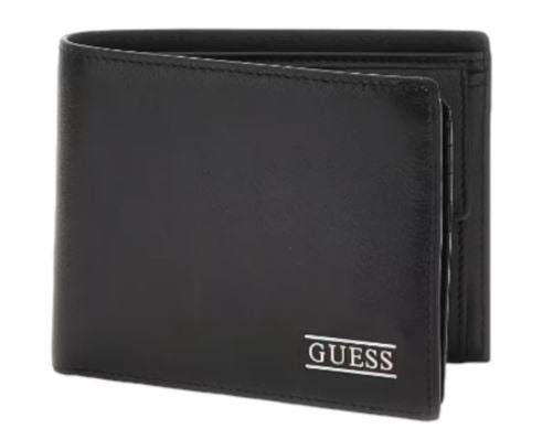 Portafoglio Guess uomo New Boston pelle
