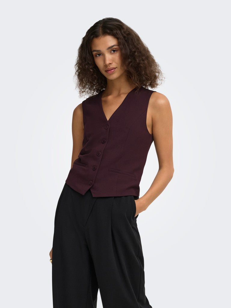 Gilet donna ONLY poliestere riciclato