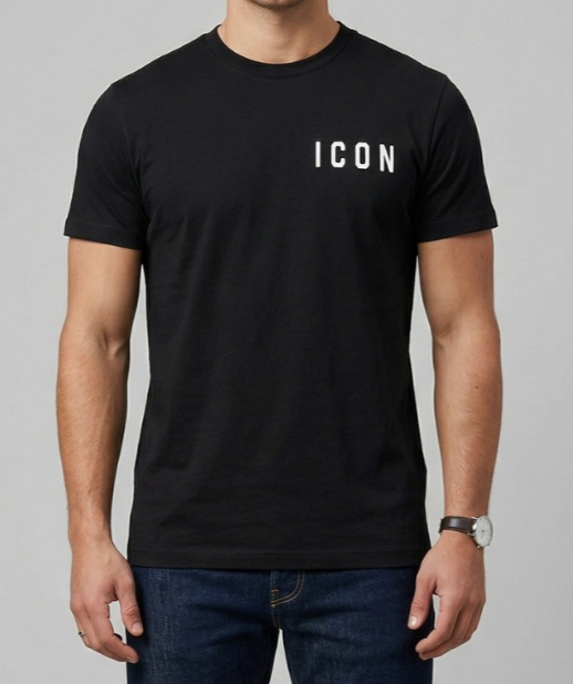 T-shirt uomo ICON cotone logo piccolo