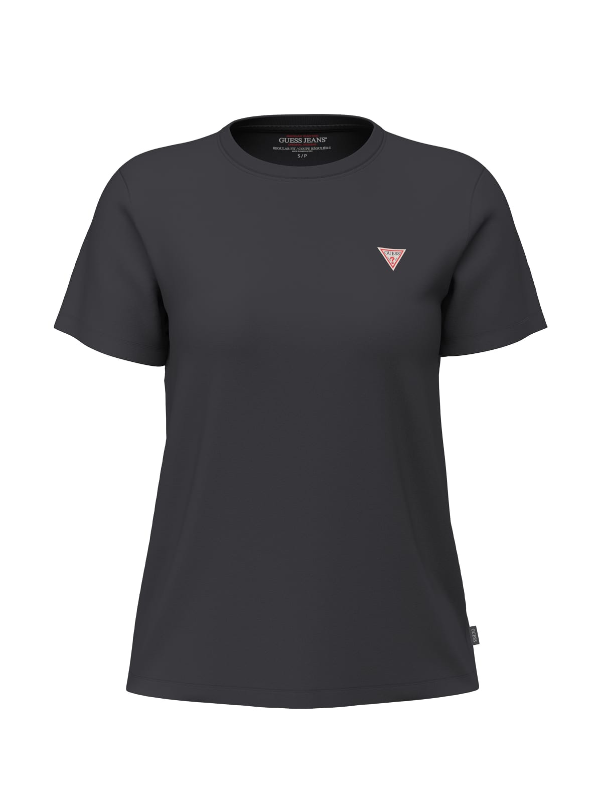 T-shirt Guess Jeans donna regular mini triangle