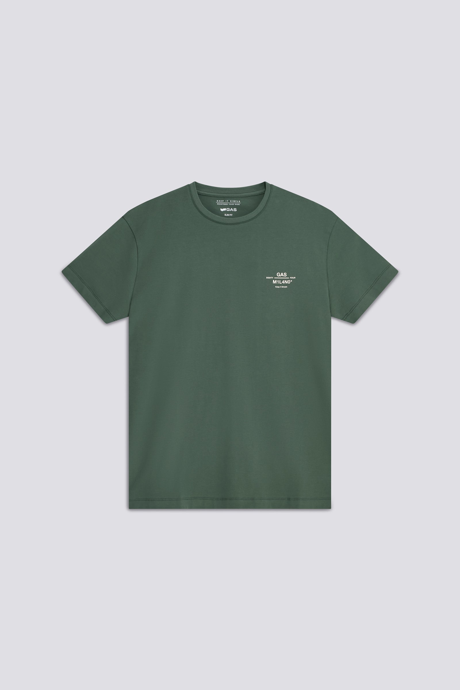 T-shirt GAS uomo Scuba cotone stretch girocollo