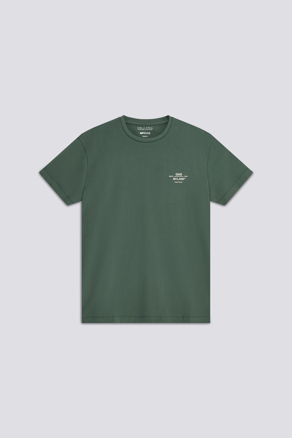 T-shirt GAS uomo Scuba cotone stretch girocollo