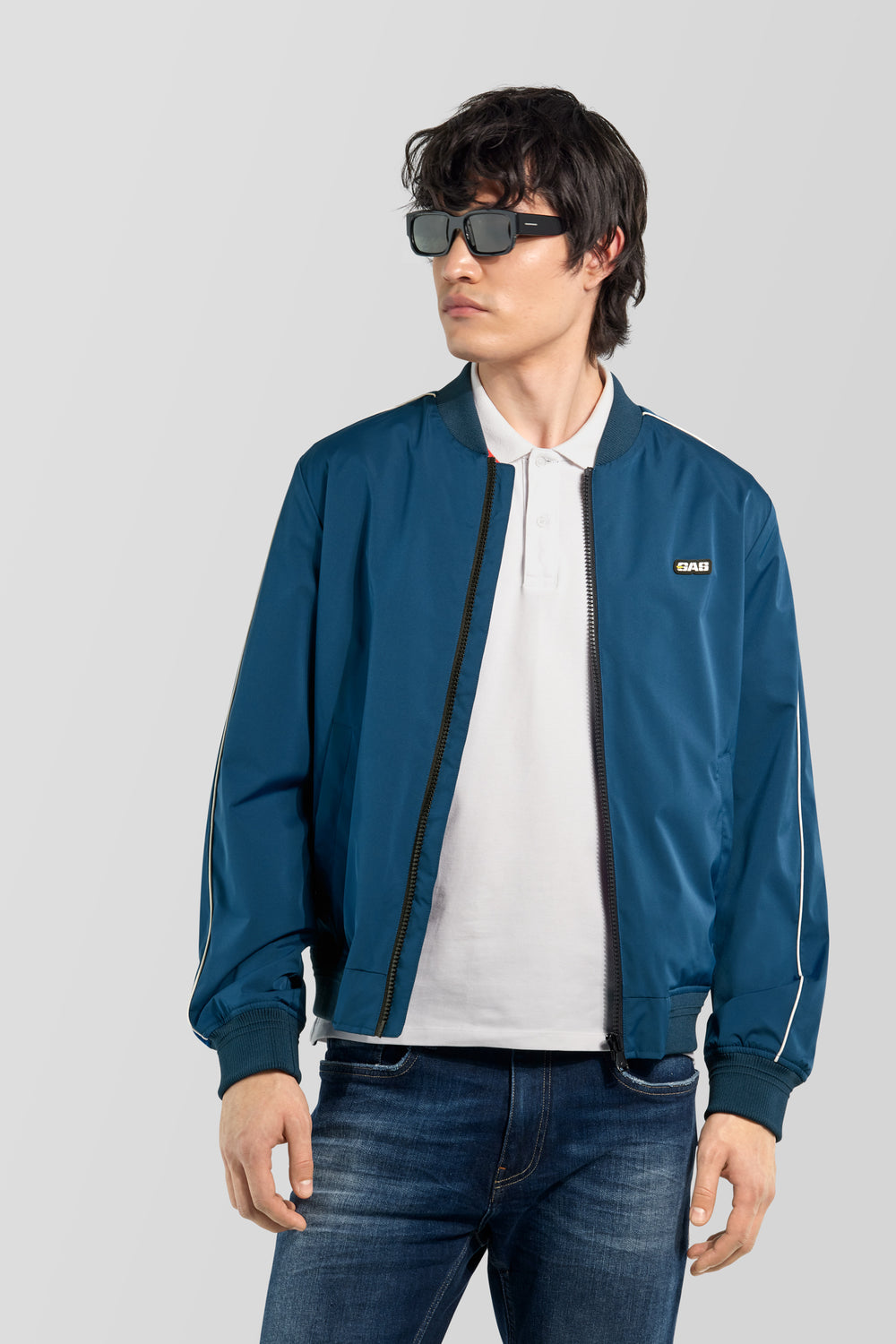 Giubbino bomber uomo GAS MARK poliestere PE 2026