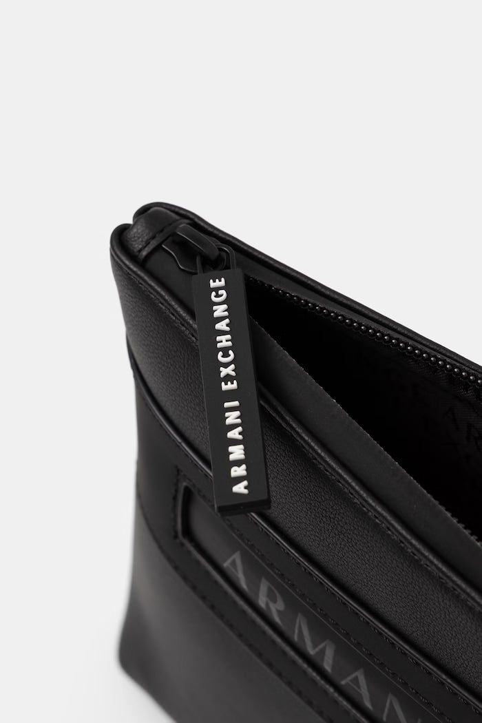 Pochette uomo Armani Exchange A|X logo zip