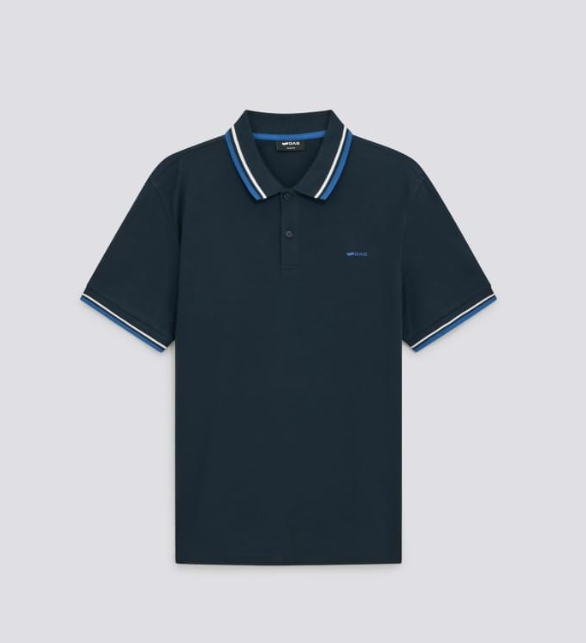 Polo GAS uomo Akhil serafino cotone manica corta