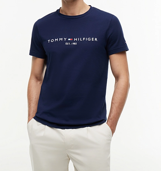 T-shirt Tommy Hilfiger uomo cotone basic regular fit