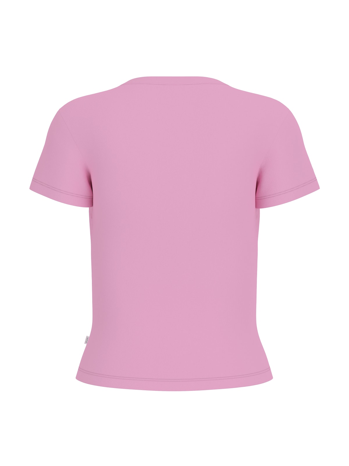 T-shirt Guess Jeans donna slim cotone ricamo logo