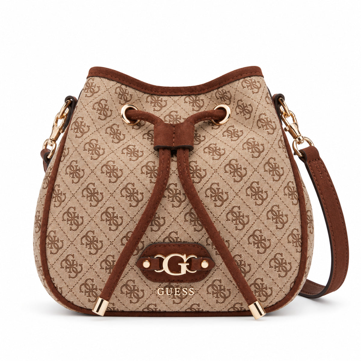 Borsa bucket Guess Samantha mini coulisse donna