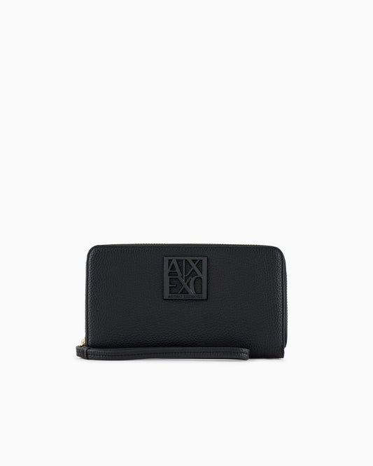 Portafoglio donna A|X ecopelle small logo
