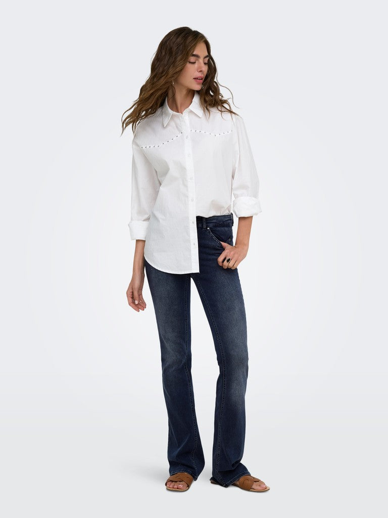 Jeans donna ONLY denim cotone organico stretch
