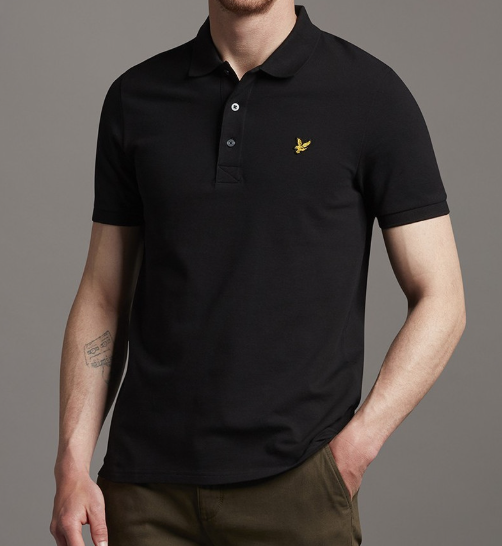 Polo Lyle & Scott uomo manica corta piqua stretch