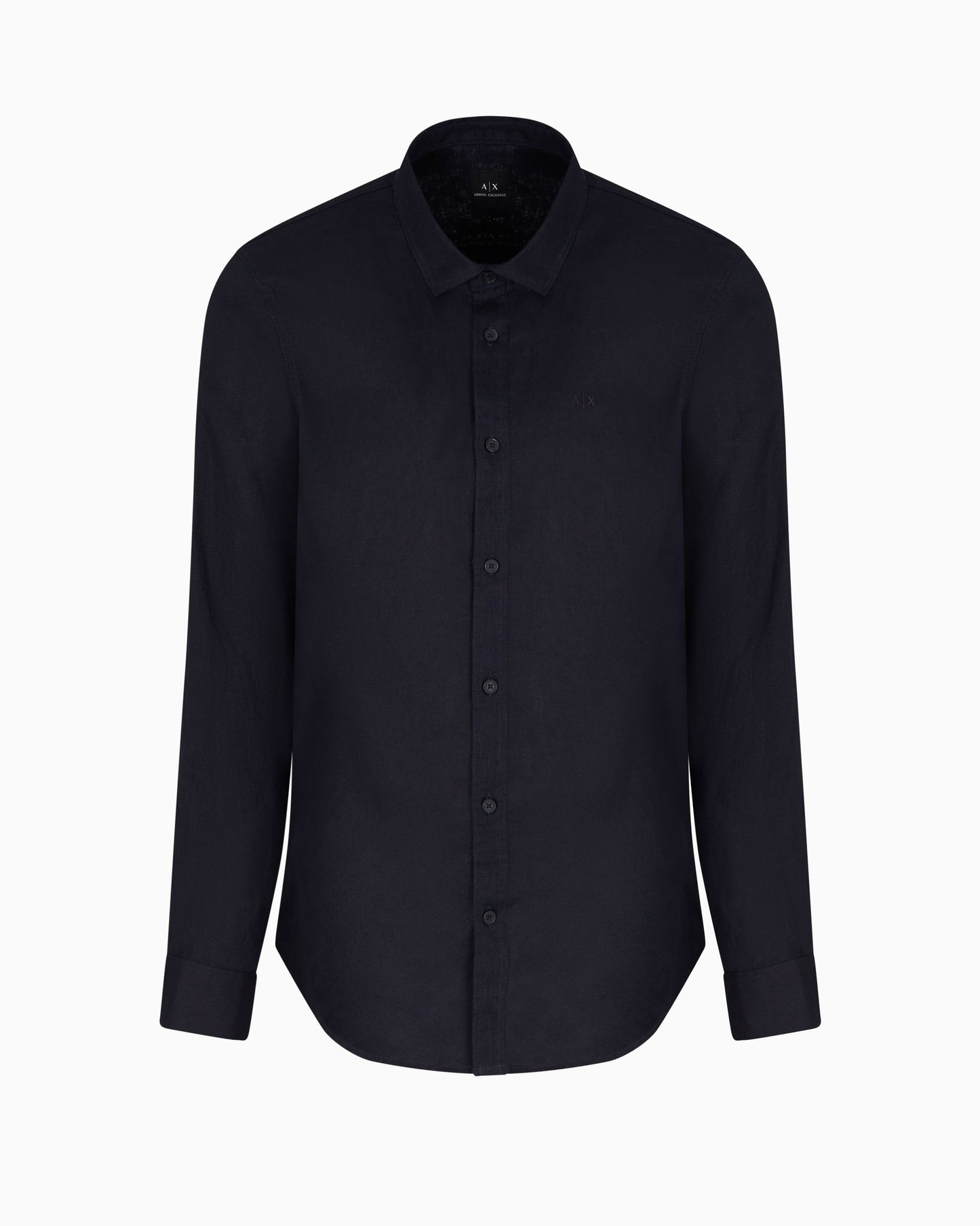 Camicia A|X uomo lino logo manica lunga PE 2026