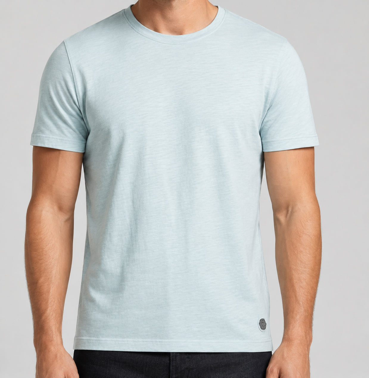 T-shirt girocollo MARKUP uomo cotone fiammato