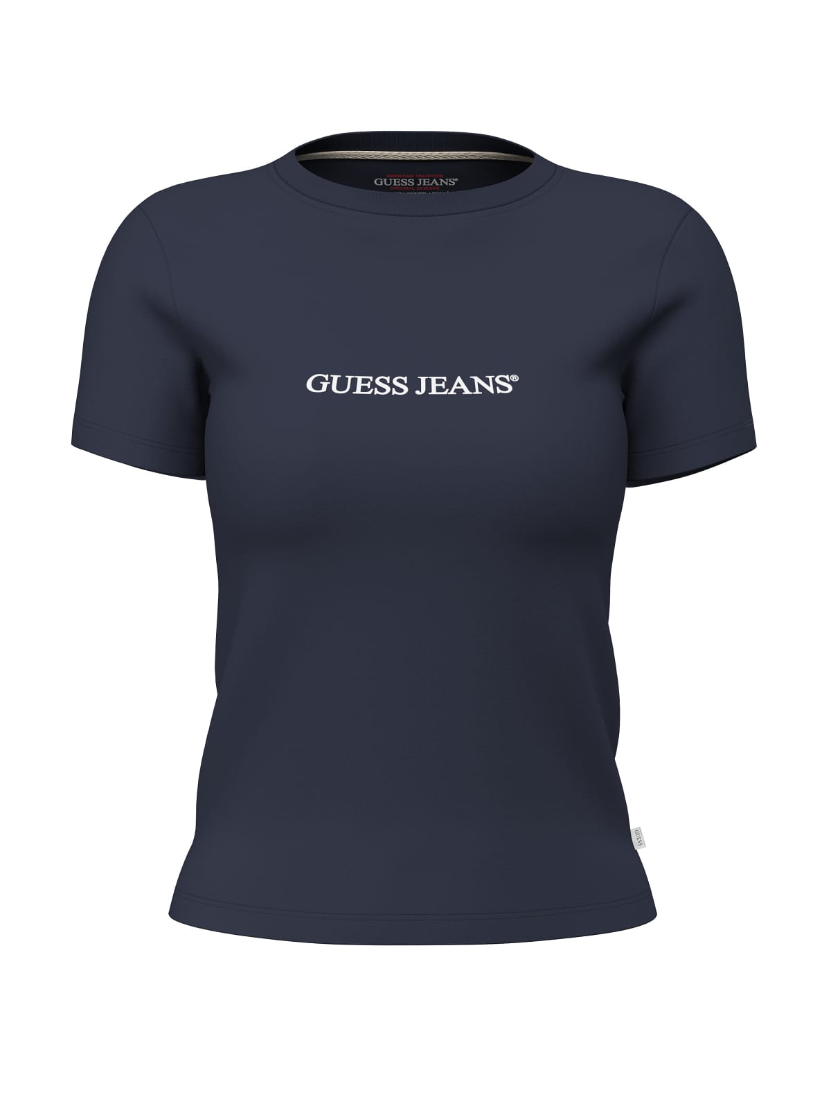 T-shirt Guess Jeans donna cotone slim logo