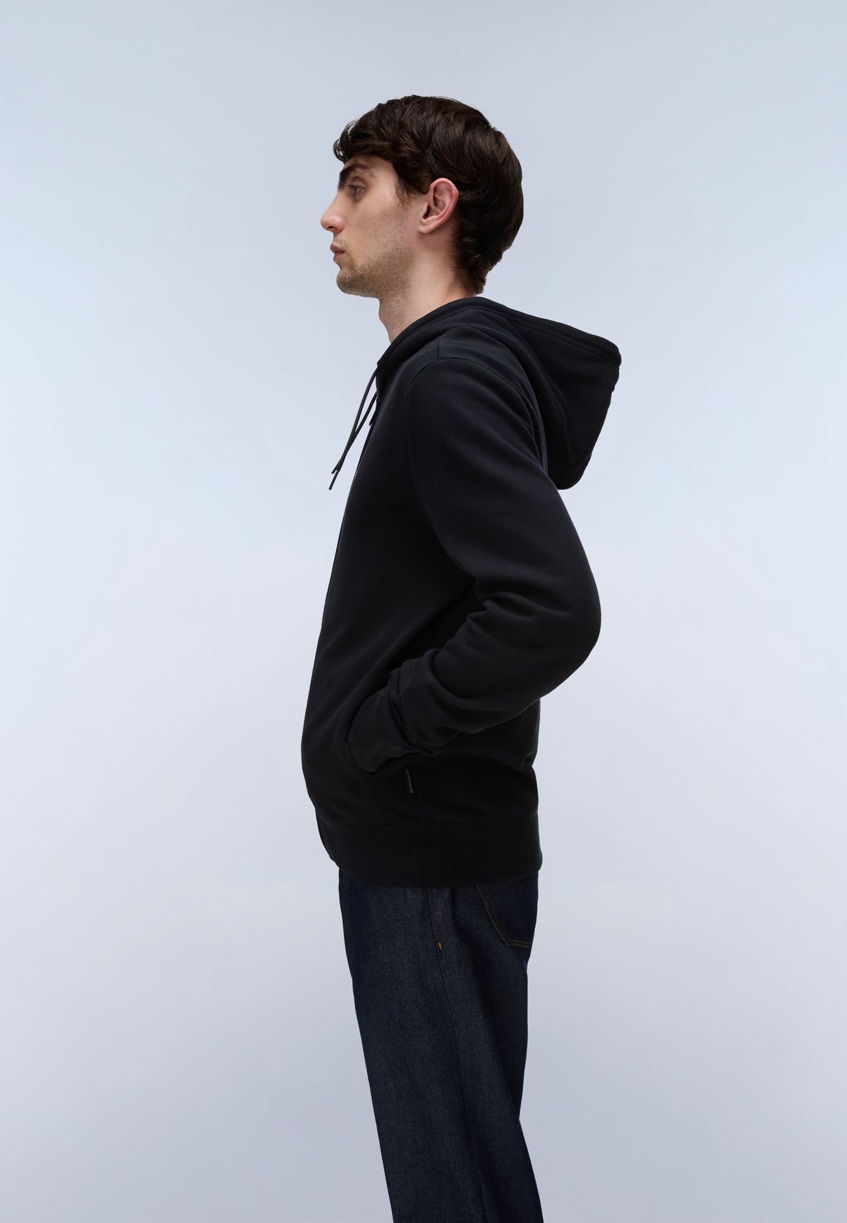 Felpa zip cappuccio uomo Napapijri Balis cotone
