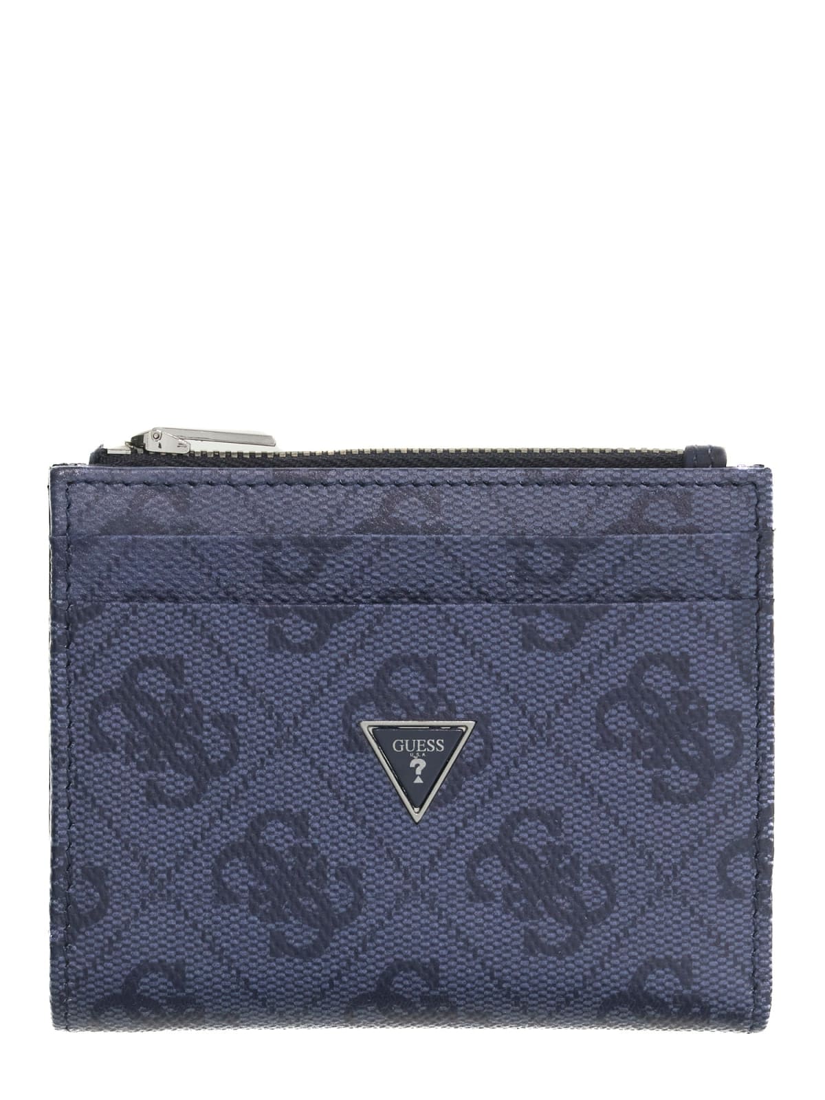 Portafoglio Milano Guess uomo bifold zip vera pelle