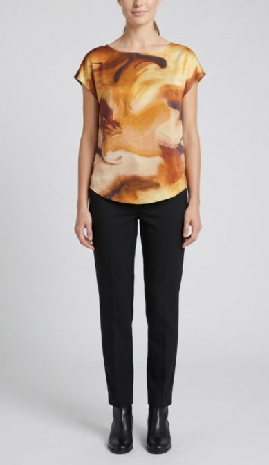 Blusa donna MARKUP raso viscosa stampata