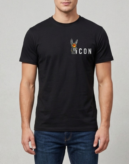 T-shirt uomo ICON cotone stampa fronte-retro