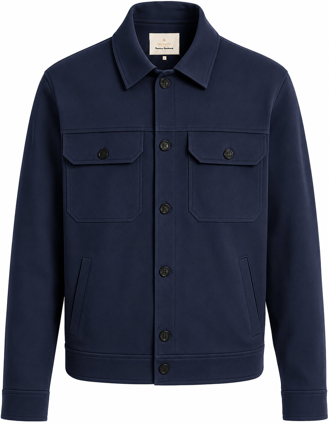 Overshirt MARKUP uomo bottoni effetto scamosciato