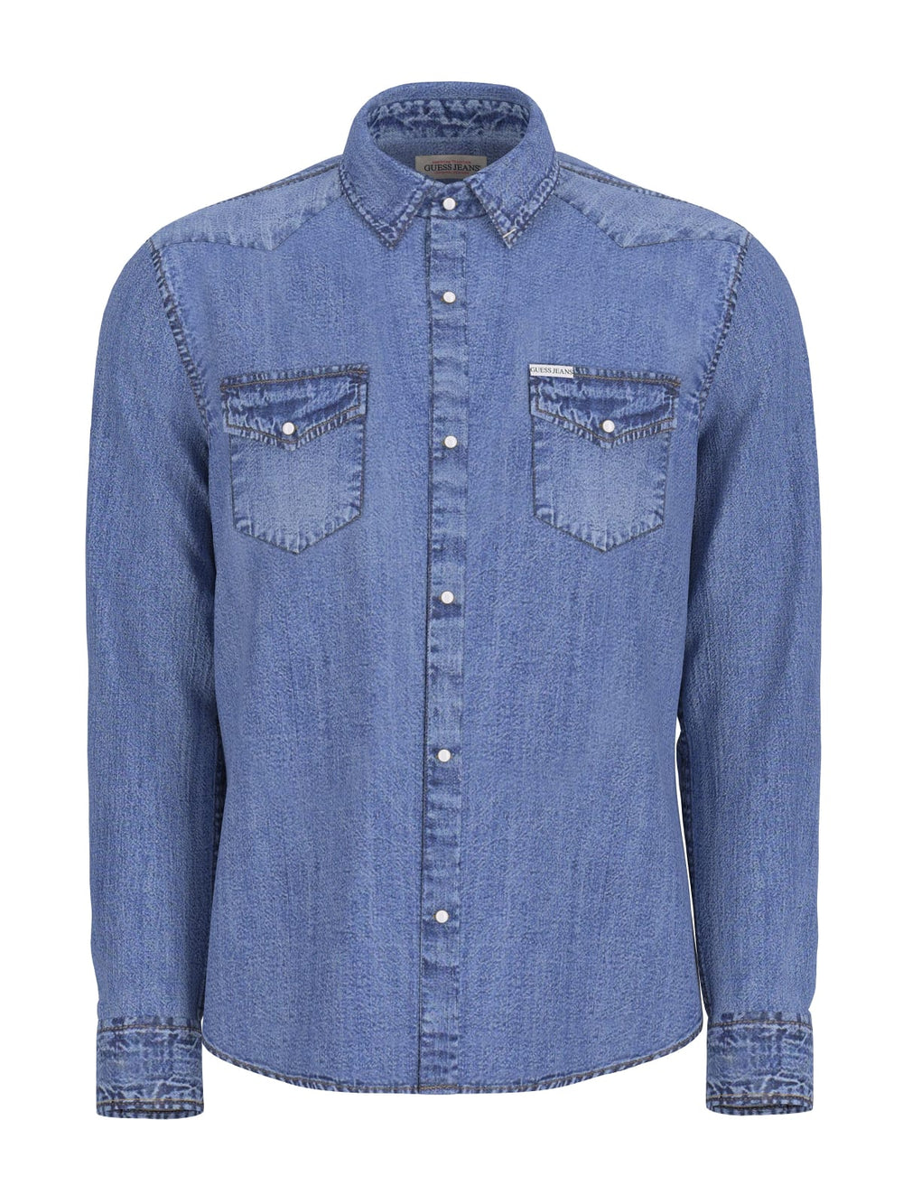Camicia Guess Jeans uomo denim slim