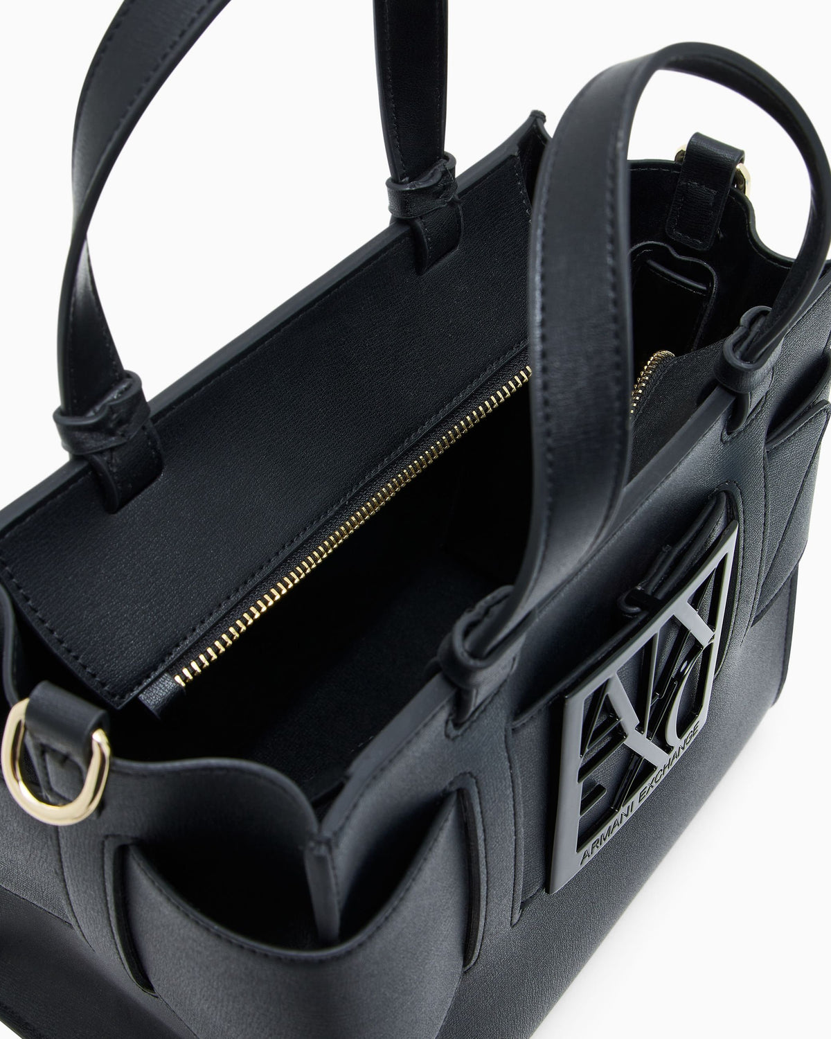 Borsa donna Armani Exchange similpelle logo applicato