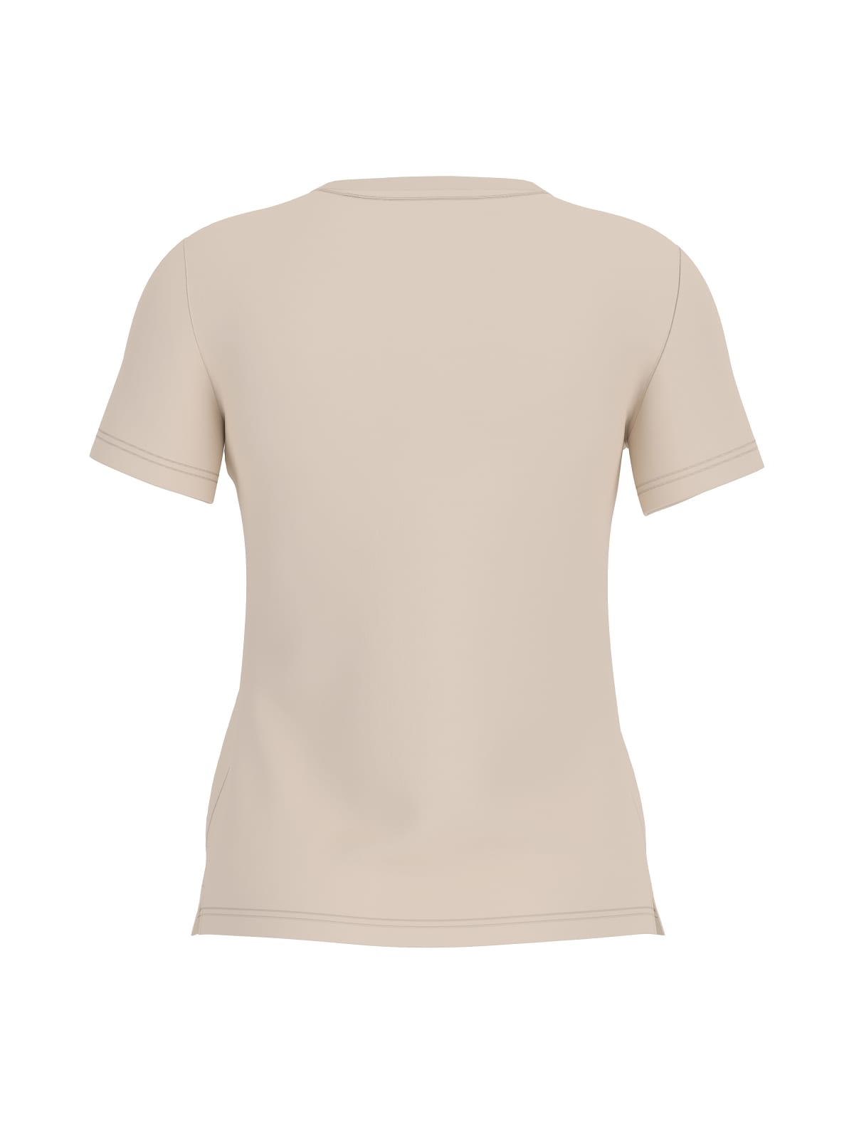 T-shirt Guess donna Flowers Triangle cotone