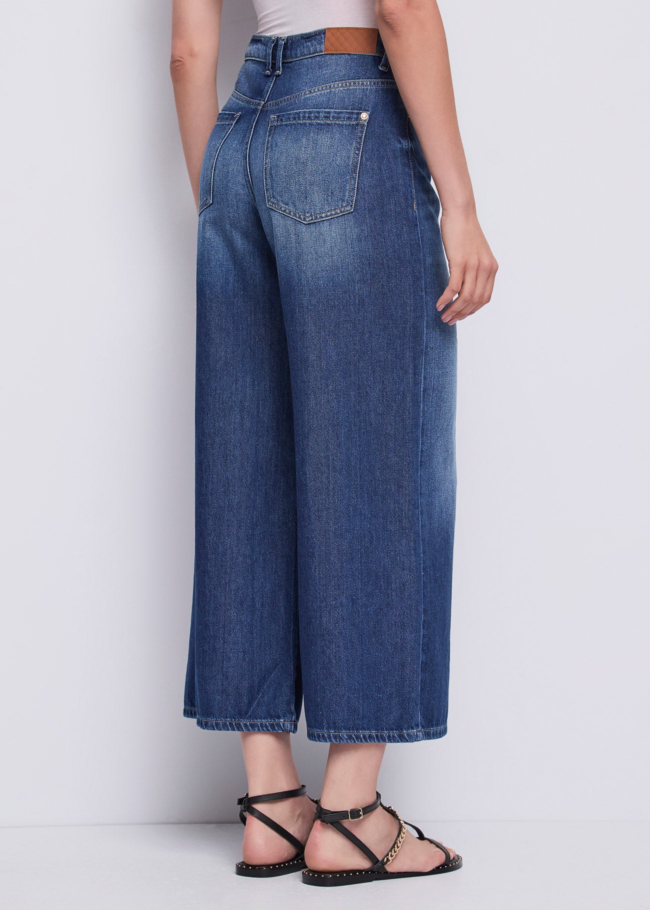 Jeans wide leg donna Gaudi Jeans denim cotone lyocell PE 2026