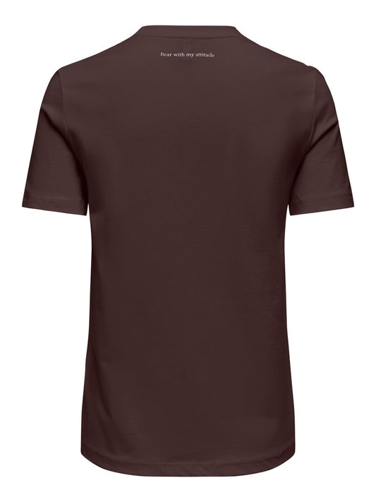 T-shirt donna ONLY cotone organico stampa