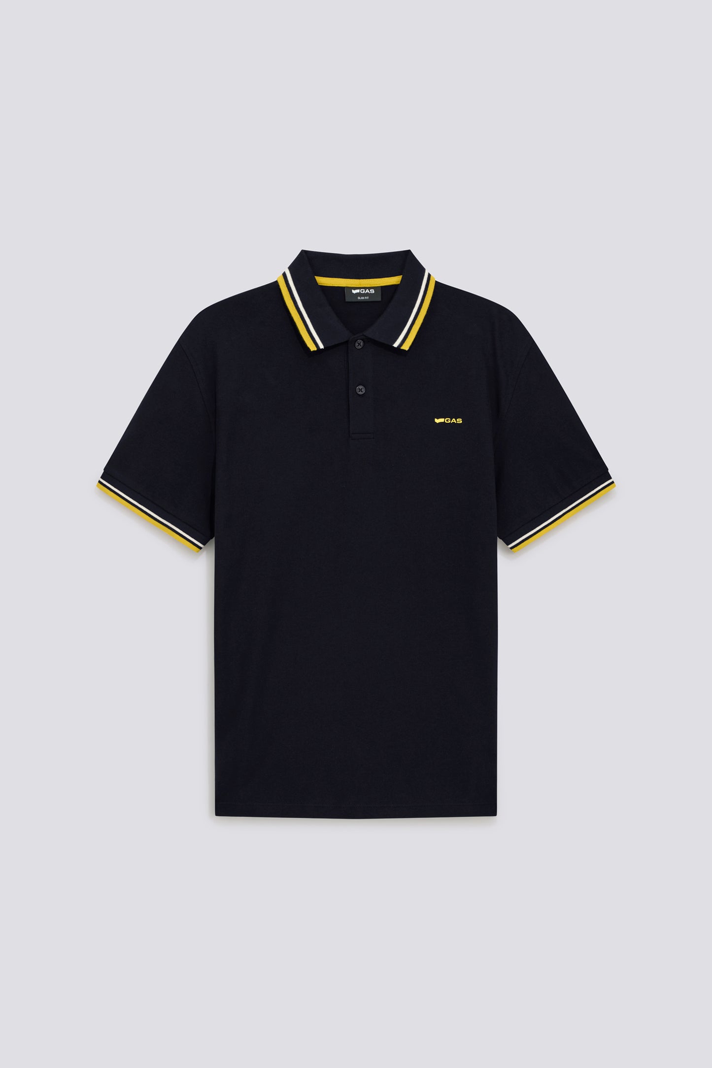 Polo uomo GAS RALPH manica corta piquet slim