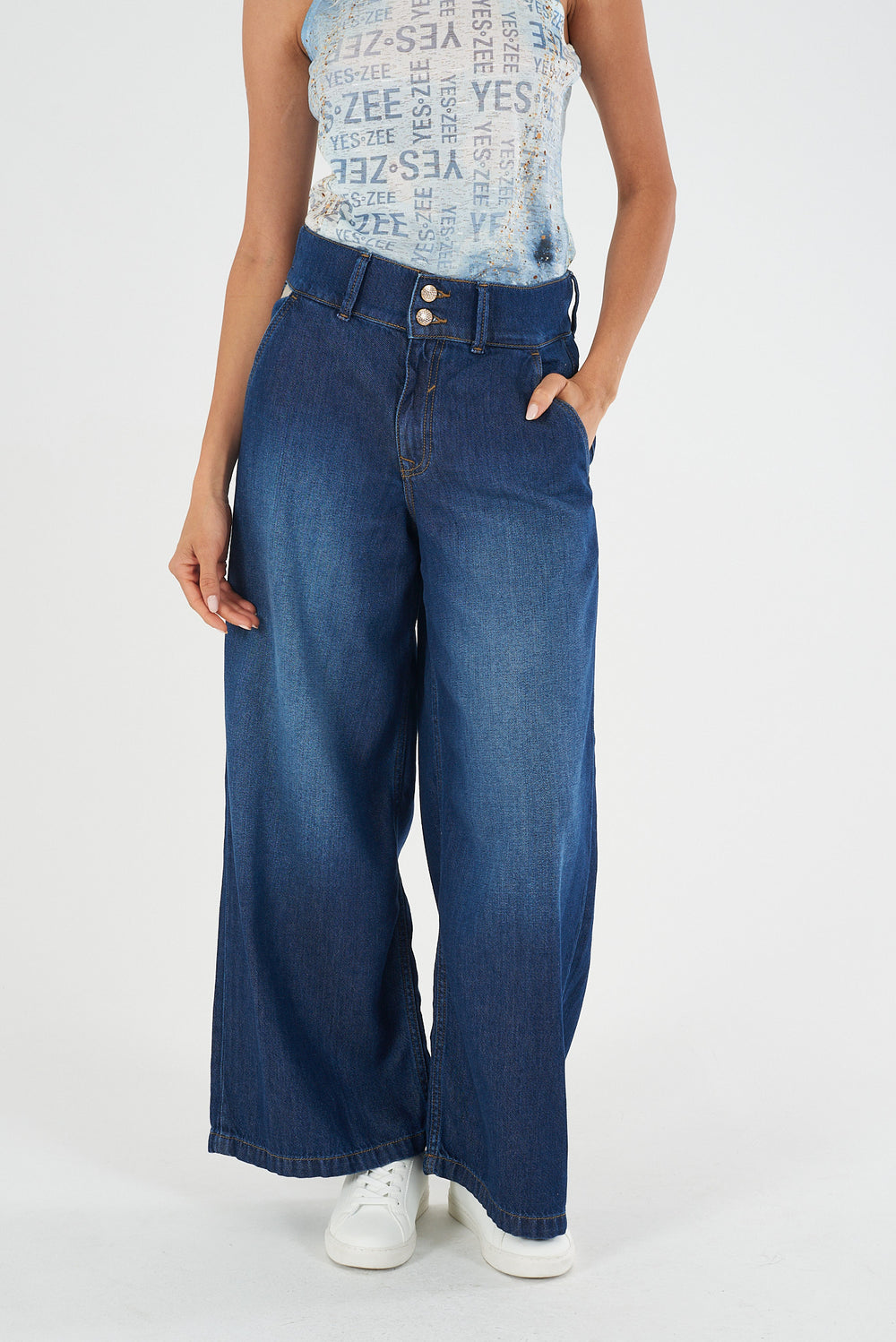 Jeans Donna YES-ZEE denim straight PE 2026