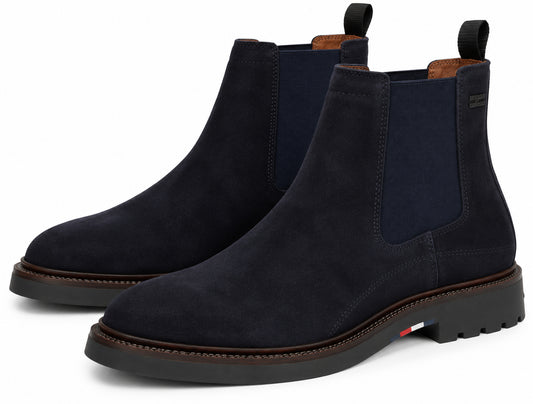 Stivaletti Tommy Hilfiger uomo camoscio stringati