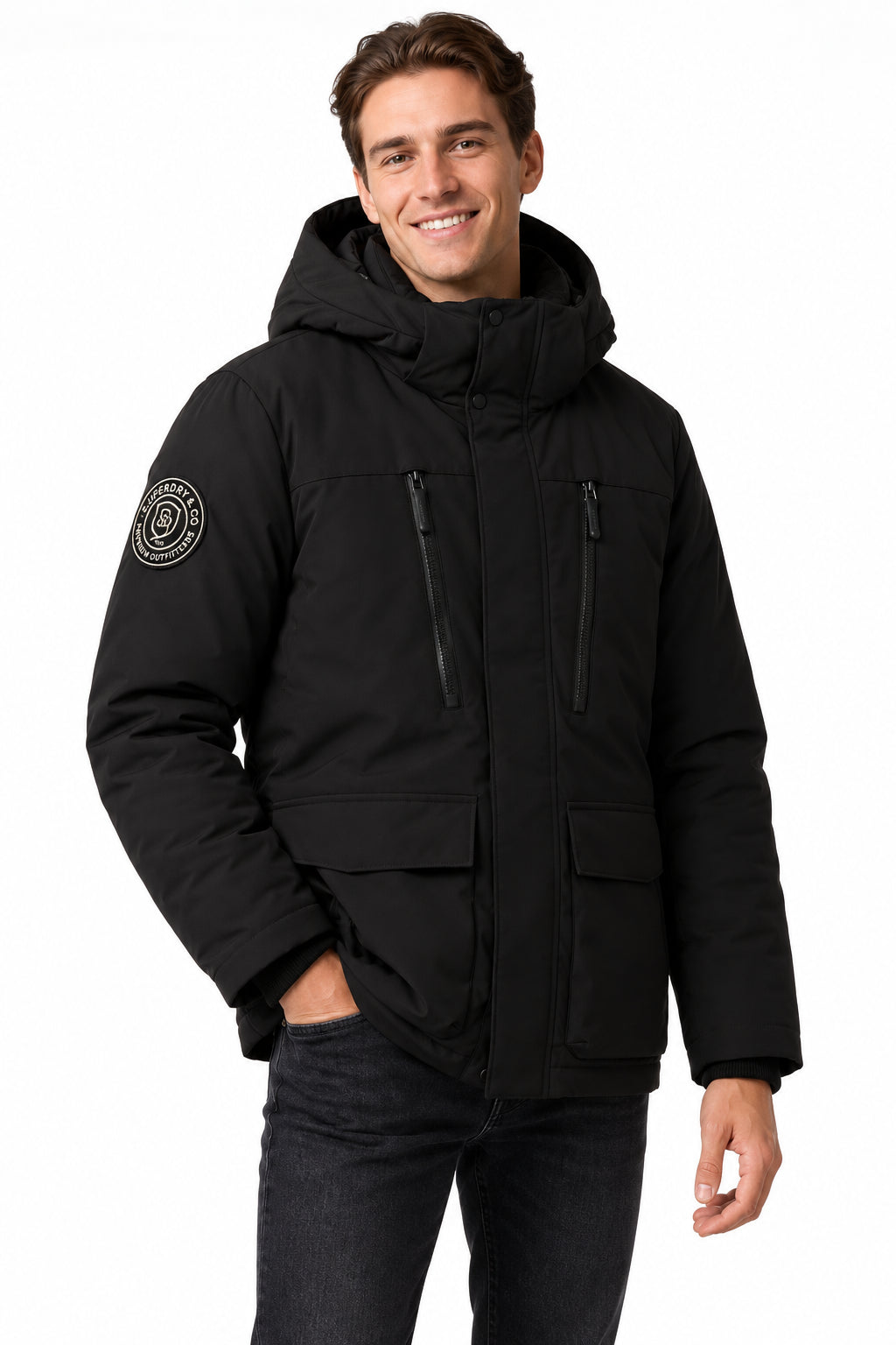 Parka imbottito City Superdry uomo