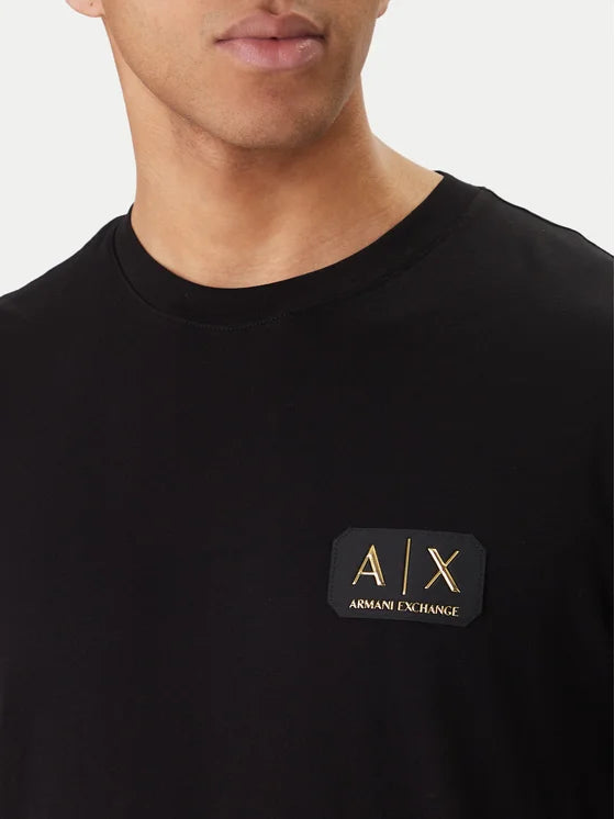 T-shirt A|X Armani Exchange uomo cotone jersey logo