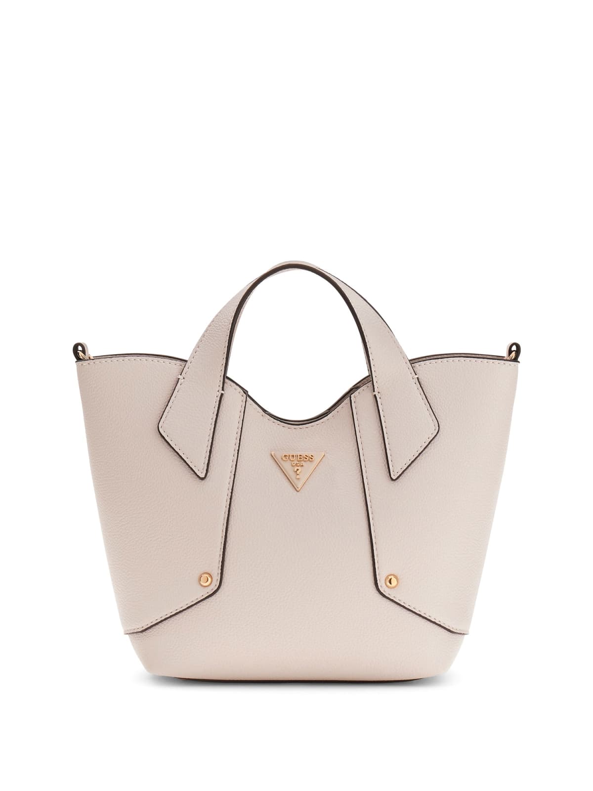 Borsa Guess Danya satchel donna similpelle taupe