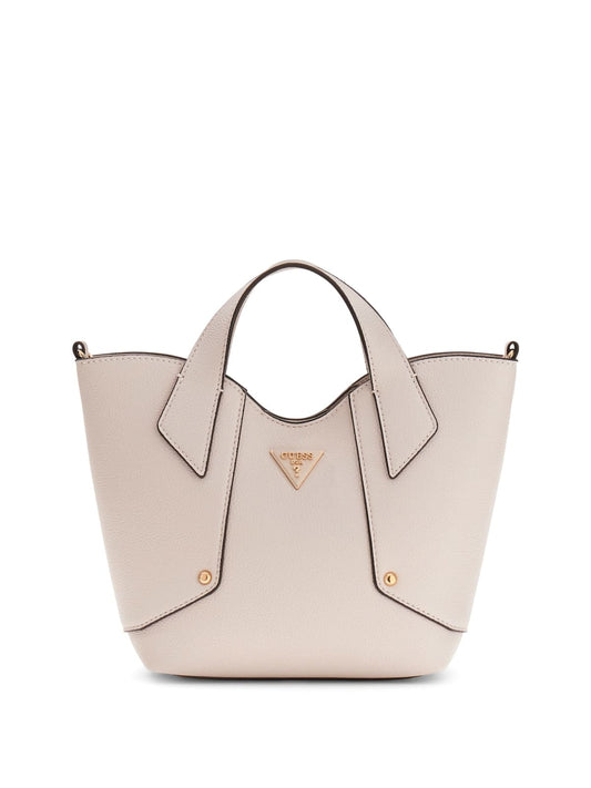 Borsa Guess Danya satchel donna similpelle taupe