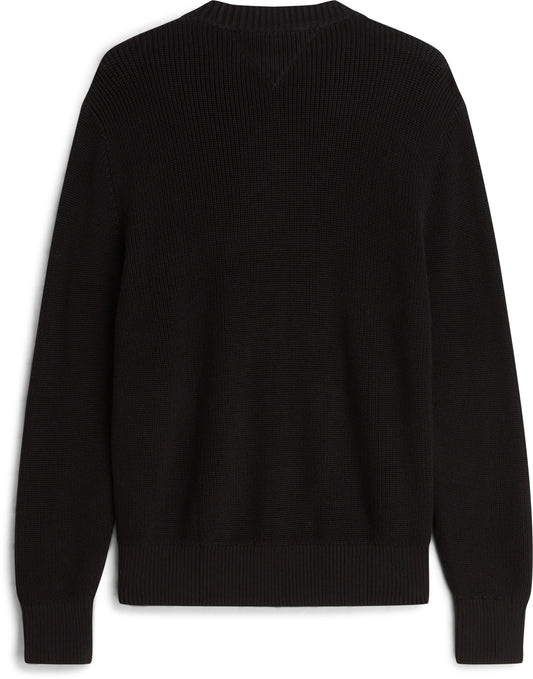 Maglione Tommy Jeans uomo cotone regular badge