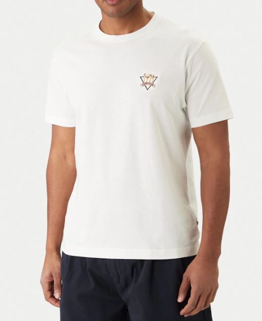 T-shirt Guess Jeans uomo regular cotone stampa nautica