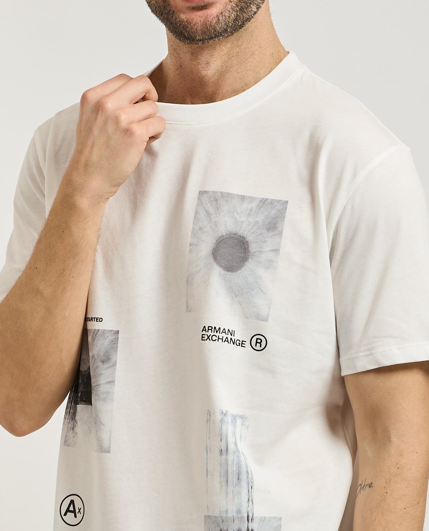 T-shirt A|X Armani Exchange uomo cotone logo