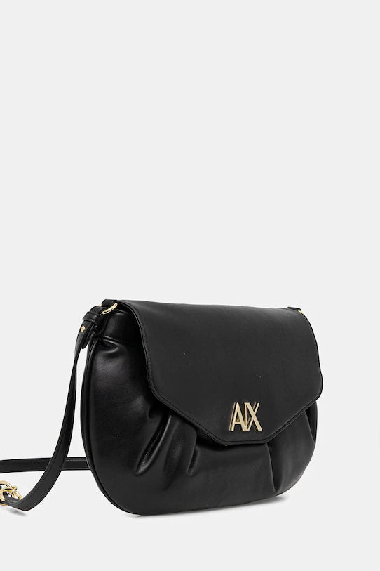 Borsa donna A|X ecopelle morbida logo metal