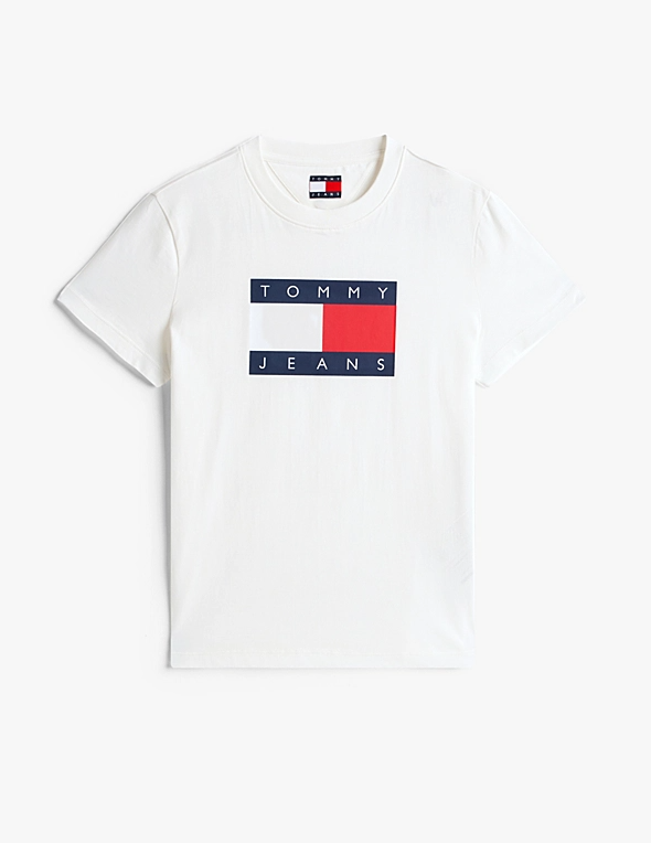 T-shirt Tommy Jeans donna regular scollo girocollo