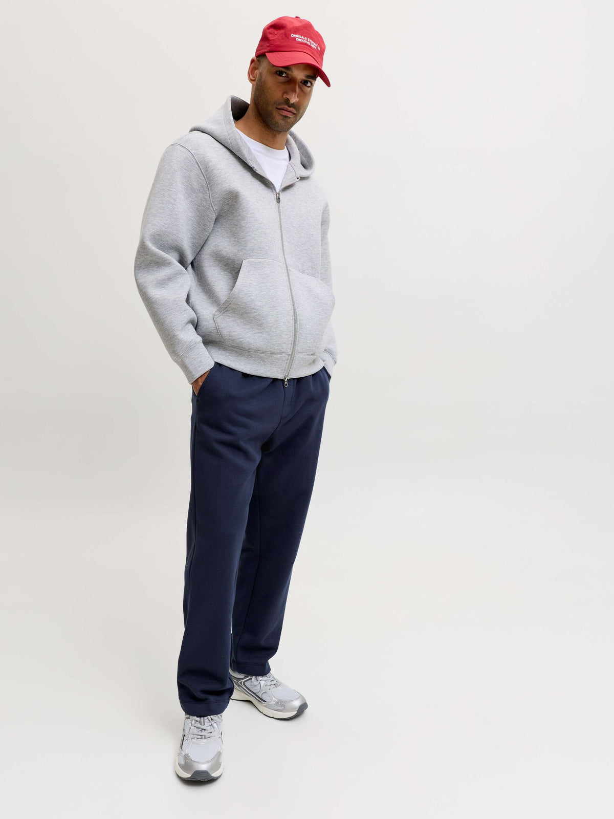 Pantaloni tuta Jack & Jones uomo loose fit felpa