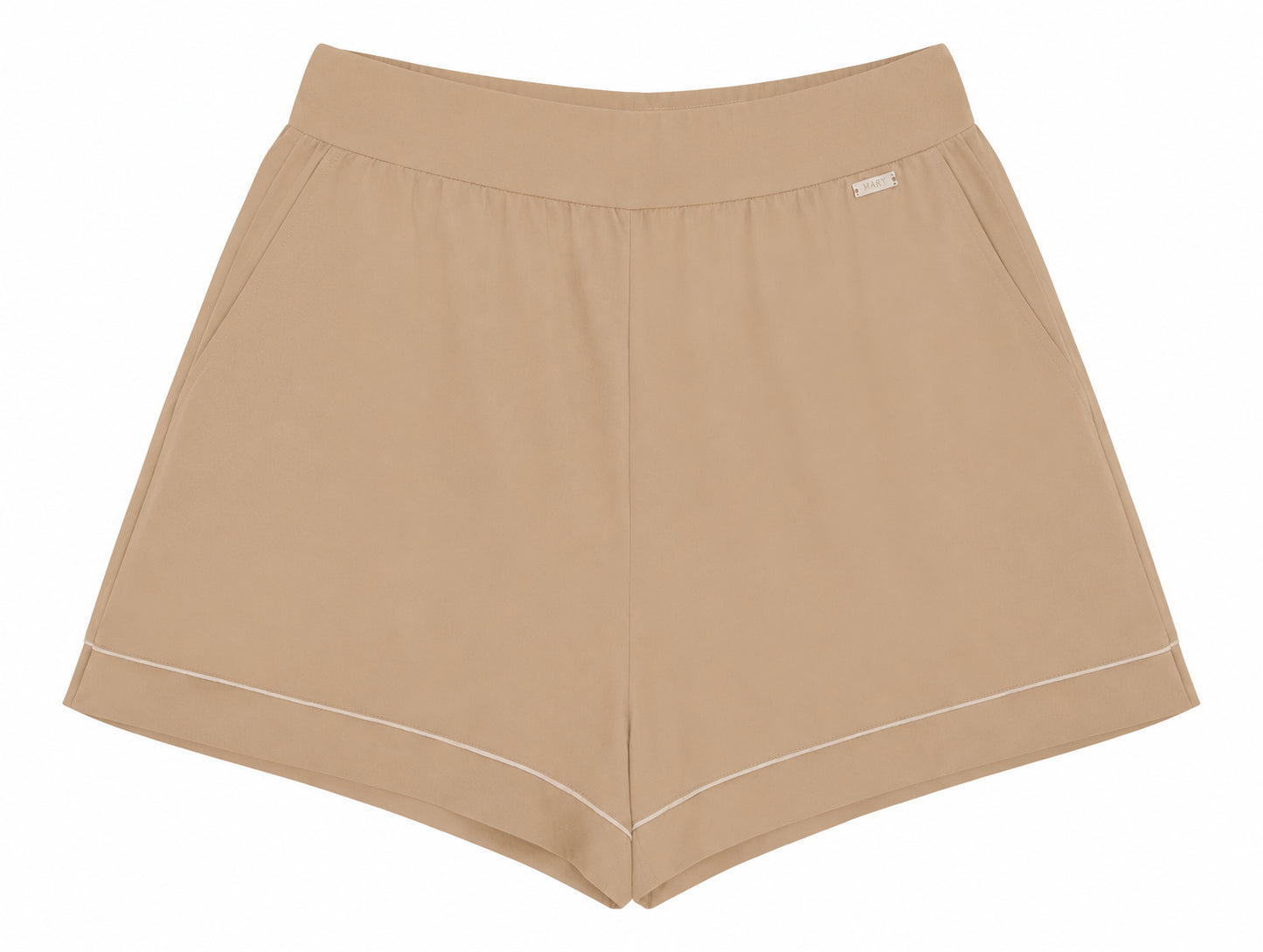 Shorts donna MARKUP interlock cotone profili oro