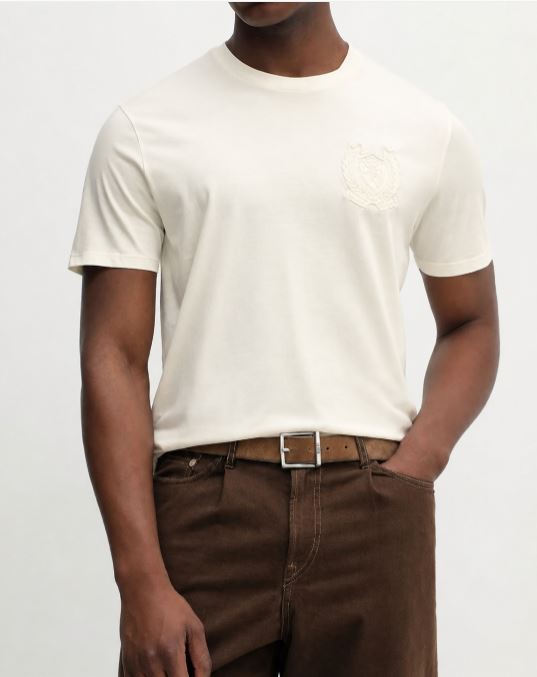 T-shirt uomo Guess cotone jersey girocollo