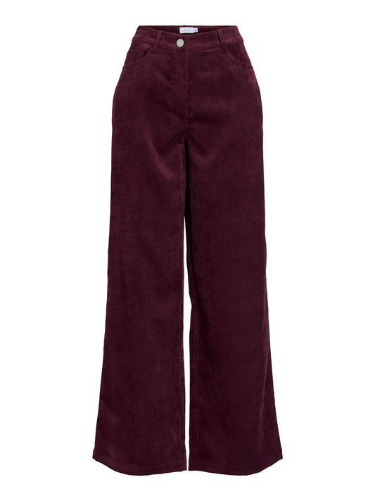 Pantaloni VILA donna tessuto taglio dritto