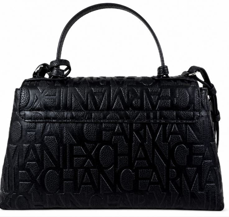 Borsa donna Armani Exchange poliestere logo allover